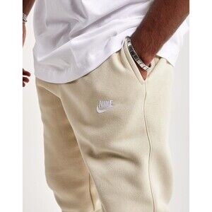 Nike Club Fleece Men's Sweatpants Khaki/White